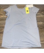 Girls&#39; Short Sleeve Keyhole Back Gym T-Shirt - All in Motion Gray. Size ... - £6.22 GBP