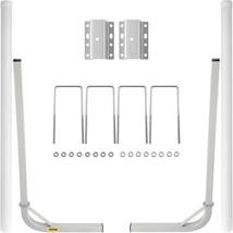 VEVOR Boat Trailer Guide-on, 60&quot;, 2PCS Steel Trailer Post Guide ons, w/White PVC - $174.76