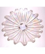 VINTAGE DEPRESSION CARNIVAL GLASS PLATE DISPLAY/SERVER - $122.43