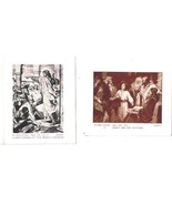 Perry Pictures (2) Christ &amp; Doctors Chirst Money Changers Hofmann 3 x 3.5 - £2.73 GBP