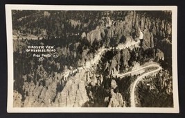 Birdseye View of Needles Road RPPC South Dakota DOPS Unposted Real Photo - $10.00