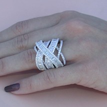18K gold Diamond Anillos De Ring for Women Bague Bizuteria Wedding Diamond Rings - £20.31 GBP