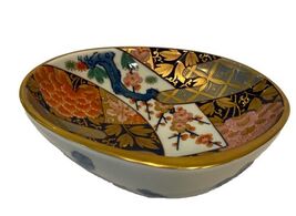 Japanese Imari Porcelain Footed Bowl by Rinkuro EXCELLENT - $61.74