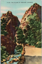 The Pillars of Hercules at entrance to South Cheyenne Canyon Colorado Po... - £11.85 GBP