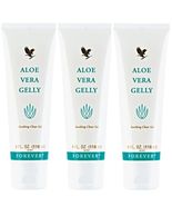 Lot of 3 Forever Aloe Vera Gelly 4 fl.oz (118 ml) each - $55.44