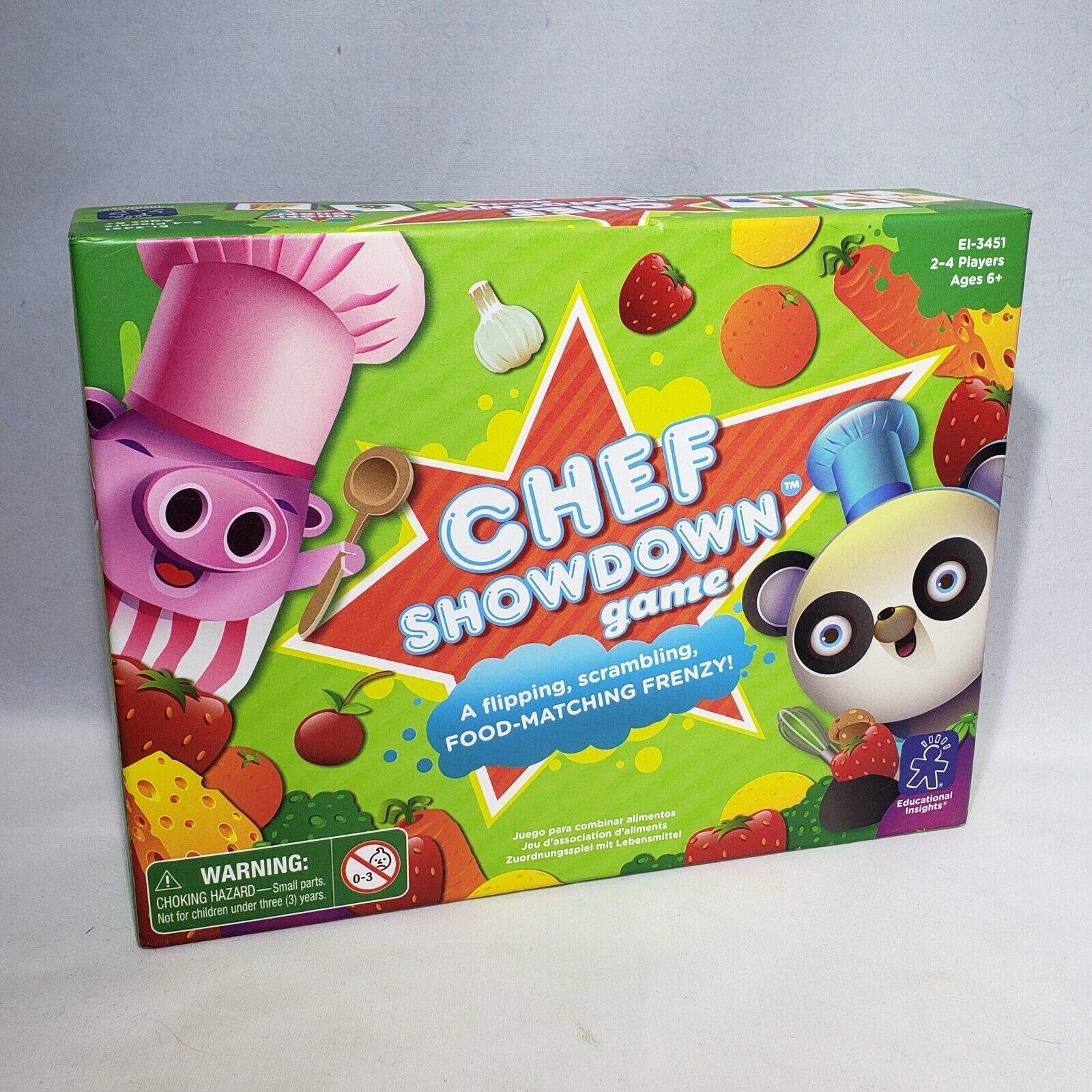 Chef Showdown Game Food Matching Kid's Card Game Ages 6+ - $7.95