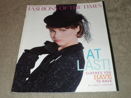 New York Times Magazine Fashion of the Times Fall 1994 grt clothes, ads, models - £26.89 GBP