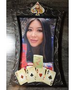 POKER PLAYER MARIA HO FRAMED PHOTO IN VINTAGE POKER ACES FRAME 8.5&quot; X 11.5&quot; - €38,33 EUR