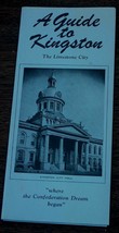 A Guide To Kingston, The Limestone City, Vintage Informational Tour Pamp... - £2.31 GBP