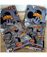 Disney Halloween Mickey Mouse Pluto Gray Hand Towel Set of 2 16&quot;x28&quot; Plush - $13.47