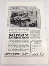 Mimax Automobile Finish Vtg 1926 Print Ad Advertising Art - £7.77 GBP