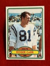 Roger Carr Baltimore Colts Wide Receiver Topps 1980 #168 - £2.38 GBP