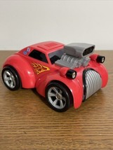 Fisher Price Shake-N-Go 5&quot; #8 Street Hot Rod Red Car 2005 Mattel Tested - $16.65