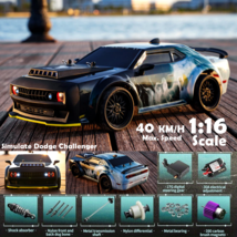 RC Racing Car High Speed Drift 4WD Full Proportional Control Dodge Chall... - $109.99