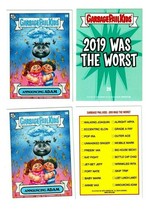 Garbage Pail Kids “2019 Was The Worst” &quot;ANNOUNCING ADAM&quot; Checklist + Error One - £10.46 GBP