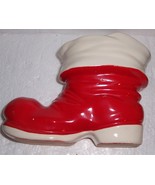 Vintage Lefton Santa&#39;s Extra Large Christmas Display Cobbler Boot - €34,04 EUR