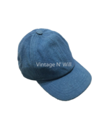 Lucky Brand Mens Blue Vintage Wash Indigo Adjustable Minimalist Baseball... - $14.36