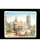 Vintage English Thornes Candy Hinged Metal Box Westminster Hall &amp; Parlia... - $21.77