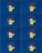 Non Shiny &amp; Shiny* 6IV Cap Pikachu&#39;s Individual or Set x9 Pokemon Scarlet/Violet - £2.19 GBP+