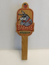 Vintage Wood Badass Hard Cider One Bad Apple Donkey 9.5&quot; Draft Beer Tap ... - £16.78 GBP