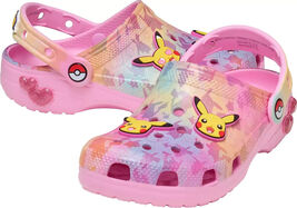 Crocs Youth Pokemon Pikachu Classic Clog - Pink - Glitter Sizes 6Y - €42,92 EUR