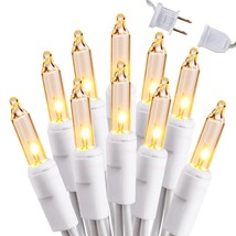 Clear Christmas Lights, 300 Count 69.6Ft Incandescent White Lights Strin... - £32.16 GBP