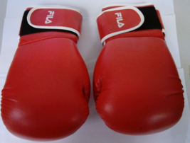 Fila Fitness: Pair of 12 oz. Boxing Gloves Classic Red - $22.49