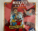 Disney Mickey&#39;s Circus Event Dumbo Casey Jr. Train Pin &amp; Medal LE 250 Set - £20.35 GBP