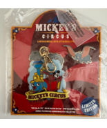 Disney Mickey&#39;s Circus Event Dumbo Casey Jr. Train Pin &amp; Medal LE 250 Set - £20.37 GBP