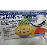 Progressive Pie Pans With Toppers Set Of 4 - £32.98 GBP