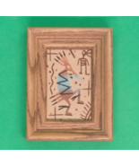 Vintage Sand Painting - frame 10 cm x 8 cm - $29.60