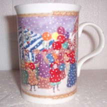 WHITE CHRISTMAS DESIGN BONE CHINA  MUG ELAIN WILLIAMSON - $55.29