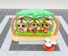 Littlest Pet Shop Monkey Triplets LPS Swing Petriplets Babies 2009 - £20.02 GBP