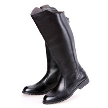 Mn early winter shoes man boots fashion brand men s long high boots male footwear black thumb200