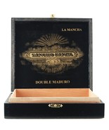 Wooden Cigar Box Sancho Panza Black La Mancha Double Maduro Honduras  - £7.47 GBP