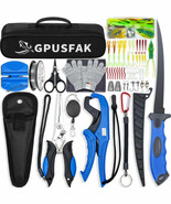 GPUSFAK Fishing Tool Kit, 50 Pieces Fishing Gear, Fishing Pliers with La... - $176.63 CAD