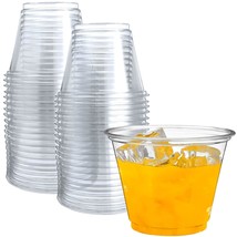 Clear Plastic Cups - Plastic Cups - Clear Disposable Cups - Pet Clear Cups - Pla - £27.17 GBP