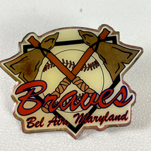 Vintage Braves Bel Air Maryland Pinback Button Baseball - $11.39