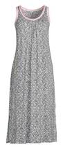 Secret Treasures ~ Grey Spotted ~ Midi Night Gown ~ Knit ~ Size Small (4-6) - £17.88 GBP