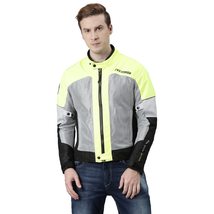 TVS Racing Road Zipper Riding Jacket for Men- High Abrasion 600D Polyest... - £140.24 GBP