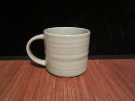 2014 Starbucks Stackable Ripple Ceramic Coffee Mug Tea Cup Sea glass Blue Green - £15.97 GBP