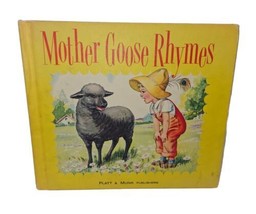 Vintage Mother Goose Rhymes Platt and Munk Co 1953 Illustration Eulalie Banks - £10.06 GBP