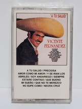 SEALED Cassette RARE VTG VICENTE FERNANDEZ - A Tu Salud  - NEW - Spanish... - $17.81