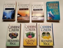 7 Catherine Coulter Books Historical Romance Lot Magic &amp; Star Series Com... - £19.32 GBP