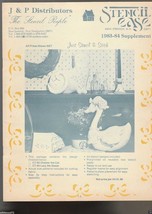 Just Stencil &amp; Stitch 1983-84 Supplement (1983) J&amp;P Distributors Stencil... - £3.93 GBP