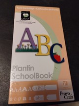 Plantin Schoolbook Cricut Cartridge Complete Box Book Overlay - £12.36 GBP