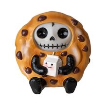 Choco Chip Furrybones Figurine Chocolate Chip Cookie Skeleton 2.6 inches... - $18.98