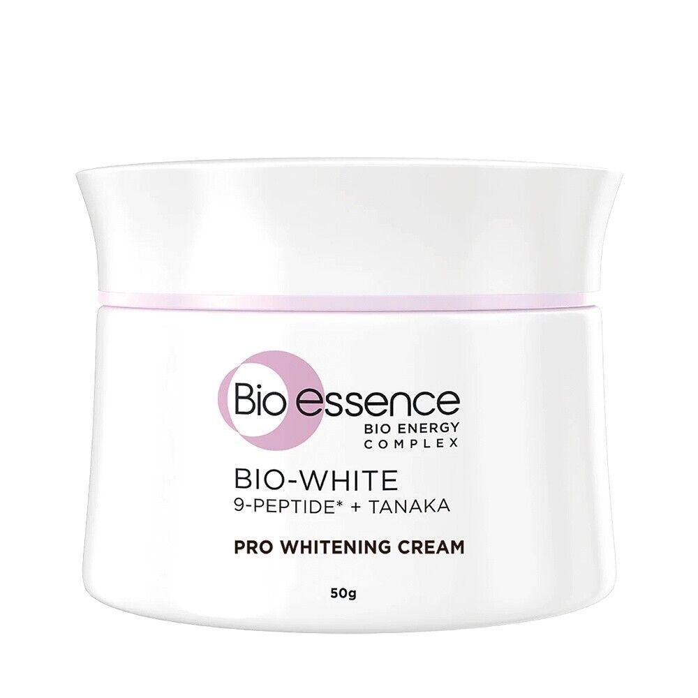 Bio Essence 50g/ 1.67oz. Bio White 9-PEPTIDE* + TANAKA PRO WHITENING CREAM NEW - $38.99
