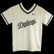 Dirtbags Kids Baseball Jersey Medium Long Beach Shirt Boys OFF White Nik... - £26.67 GBP