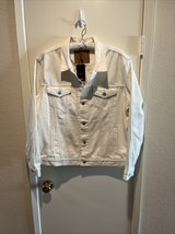 NWT LEVI STRAUSS Ivory Standard Fit Trucker Jean Jacket Men’s Sz Large P... - $48.49